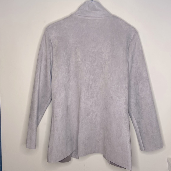 FDJ Microfiber Open Front Light Mauve Jacket - Picture 14 of 15